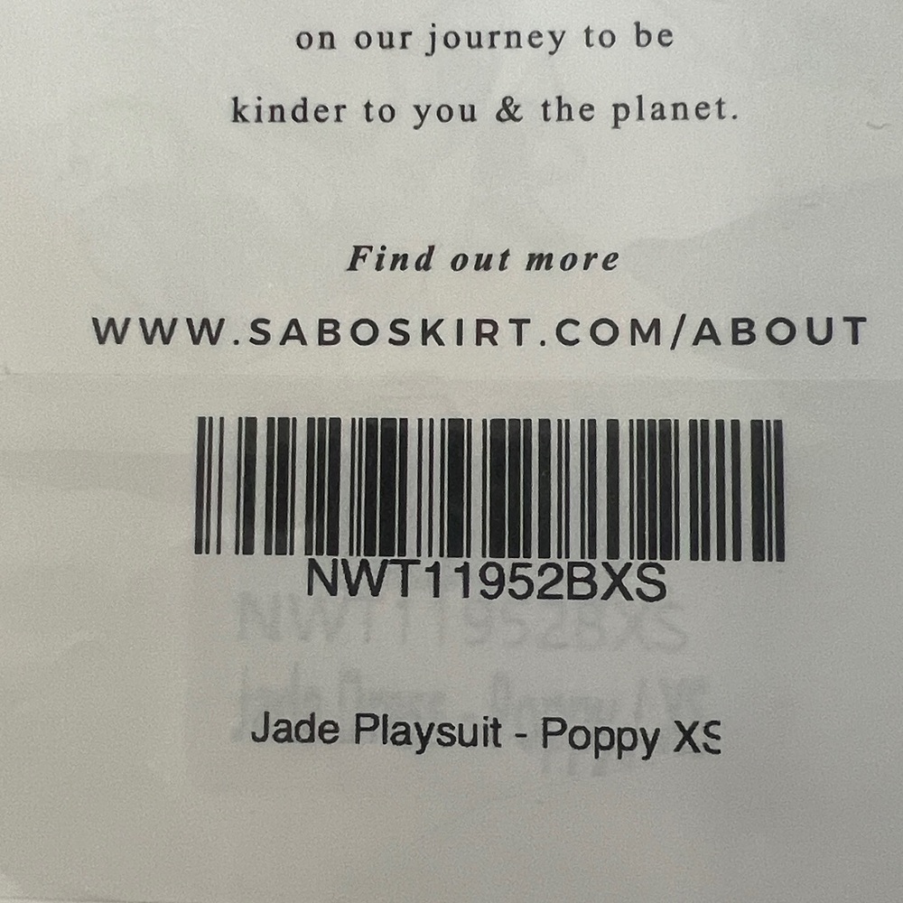 NWT  SABO Romper size 2, xs. 100% cotton women’s - Picture 15 of 15